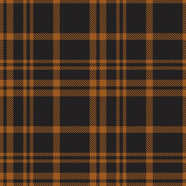 Oranje Glen Plaid Textuur Naadloos Patroon Geschikt Voor Mode Textiel — Stockvector