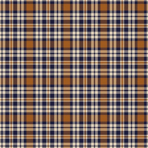 Orange Glen Plaid Texturiertes Nahtloses Muster Für Modetextilien Und Grafiken — Stockvektor