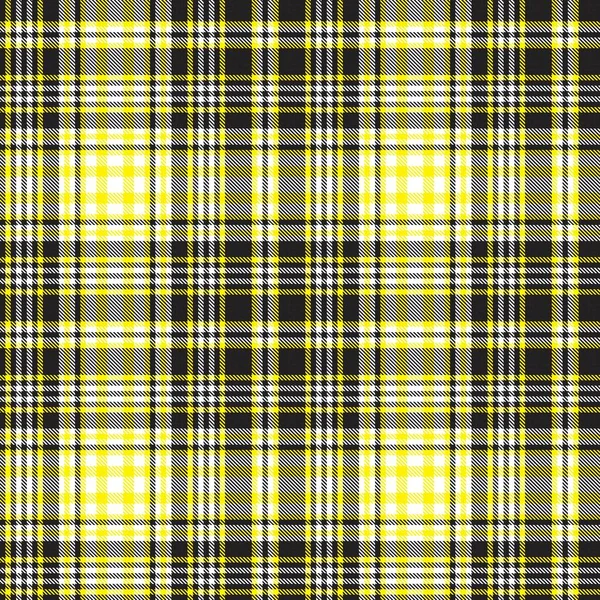 Yellow Glen Plaid Χωρίς Ραφή Μοτίβο Κατάλληλο Για Υφάσματα Μόδας — Διανυσματικό Αρχείο