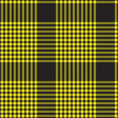 Sarı Glen Ekose desenli, moda tekstil ve grafikleri için uygun.