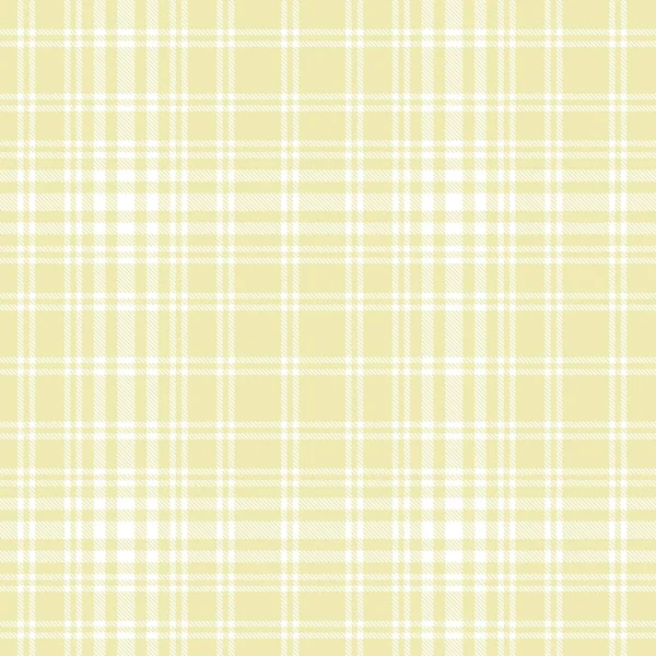 Yellow Glen Plaid Texturiertes Nahtloses Muster Für Modetextilien Und Grafiken — Stockvektor