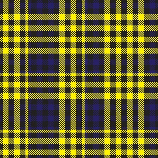 Patrón Sin Costura Texturizado Cuadros Yellow Glen Adecuado Para Textiles — Archivo Imágenes Vectoriales