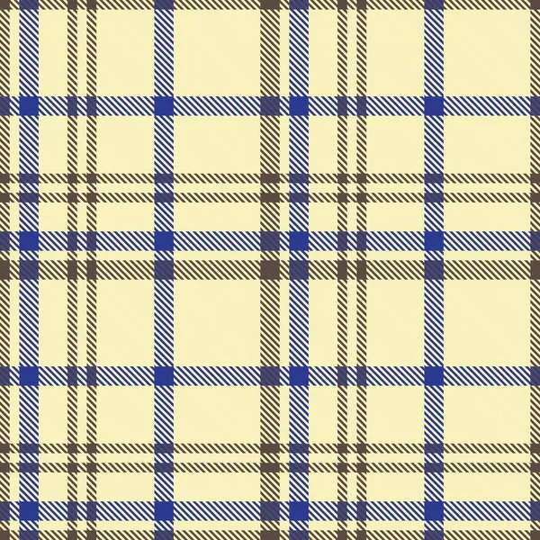 Jaune Glen Plaid Motif Sans Couture Texturé Adapté Aux Textiles — Image vectorielle