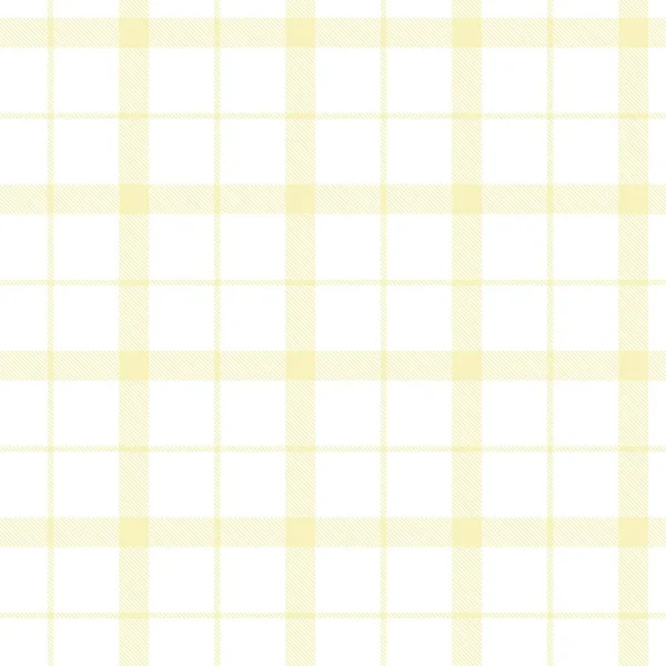 适用于服装 纺织品和图形的黄色格子格子格子结构无缝图案 — 图库矢量图片