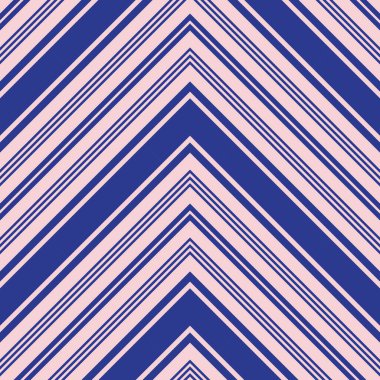 Moda tekstili ve grafikleri için uygun pembe ve lacivert köşegen çizgili desenli arkaplan.