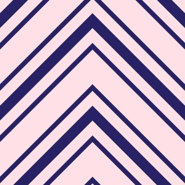 Moda tekstili ve grafikleri için uygun pembe ve lacivert köşegen çizgili desenli arkaplan.