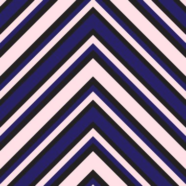 Moda tekstili ve grafikleri için uygun pembe ve lacivert köşegen çizgili desenli arkaplan.