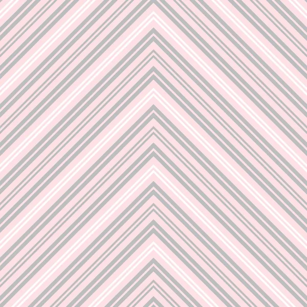 Pink Chevron Diagonal Striped Seamless Pattern Background Suitable Fashion Textiles — Stock Vector