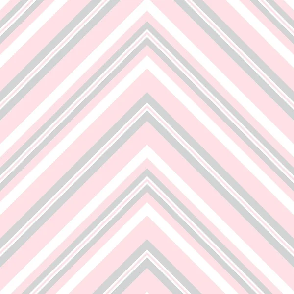 Pink Chevron Diagonal Striped Seamless Pattern Background Suitable Fashion Textiles — Stock Vector