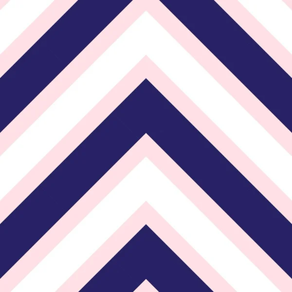 ピンクとネイビーシェブロンの斜めの縞模様シームレスなパターンの背景に適したファッション繊維 グラフィック — ストックベクタ