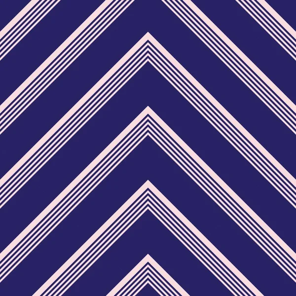 Rosa Blu Navy Chevron Diagonale Righe Senza Cuciture Modello Sfondo — Vettoriale Stock