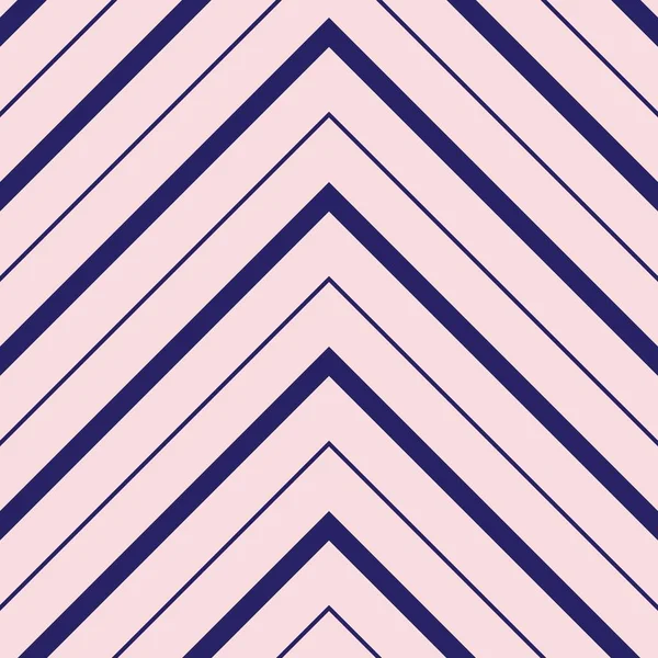 Fondo Patrón Sin Costuras Rayas Diagonales Chevron Rosa Azul Marino — Vector de stock