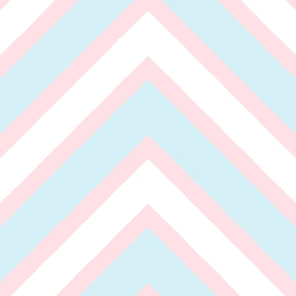 Sky Blue Chevron Diagonal Striped Seamless Pattern Background 그래픽 — 스톡 벡터