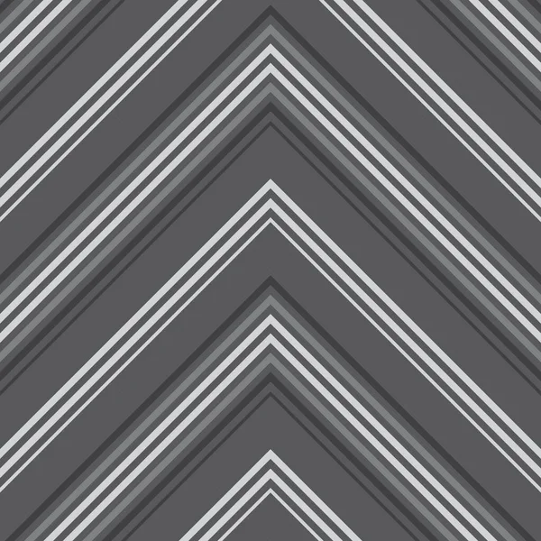 Grey Chevron Diagonal Paski Bezszwowe Tło Wzór Nadaje Się Tkanin — Wektor stockowy