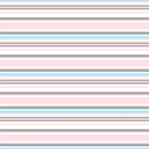 Růžové Vodorovné Pruhované Bezešvé Vzor Pozadí Vhodné Pro Módní Textilie — Stockový vektor