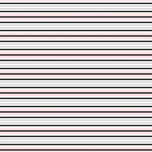 Pink Horizontal Striped Seamless Pattern Background 그래픽 — 스톡 벡터