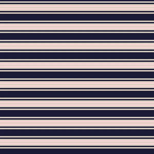 Pink Navy Horizontal Striped Seamless Pattern Background Suitable Fashion Textiles — Stock Vector