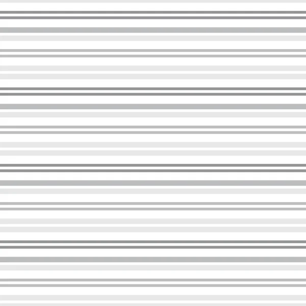 Білий Горизонтальний Смугастий Безшовний Візерунок Підходить Модного Текстилю Графіки — стоковий вектор