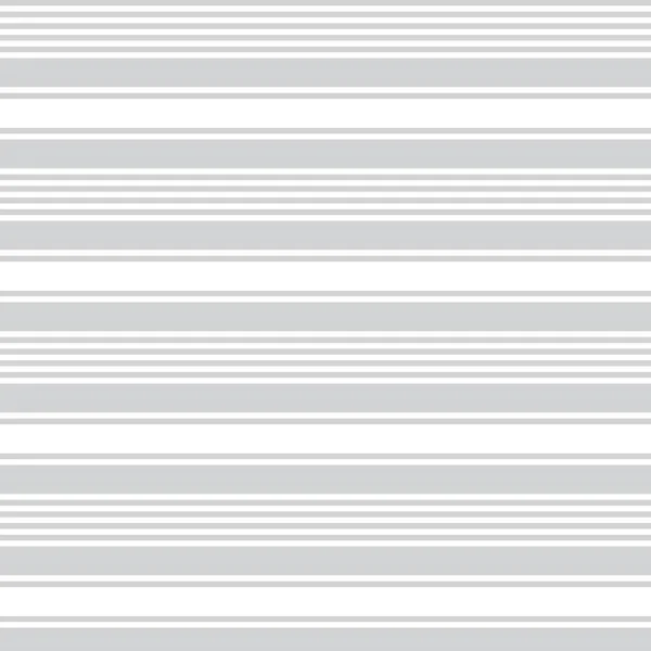 Weißer Horizontal Gestreifter Nahtloser Musterhintergrund Für Modetextilien Grafiken — Stockvektor