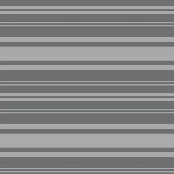 Grijs Horizontaal Gestreepte Naadloze Patroon Achtergrond Geschikt Voor Mode Textiel — Stockvector