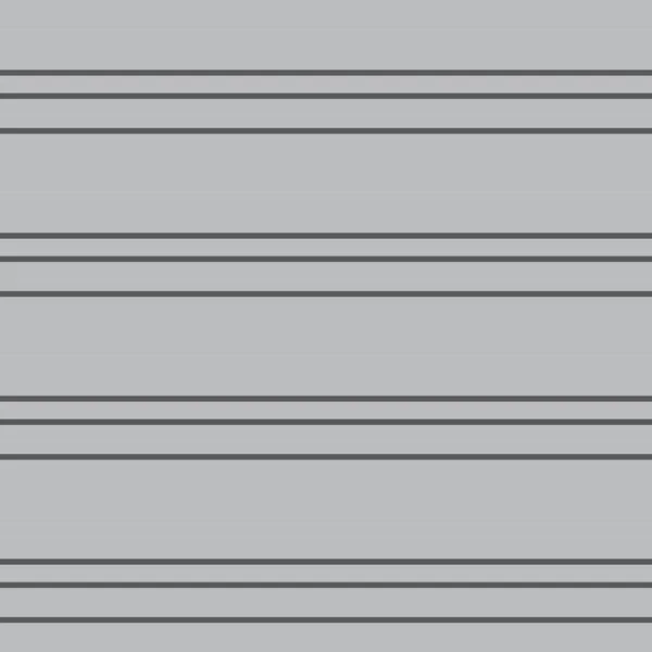 Grå Horisontell Randig Sömlös Mönster Bakgrund Lämplig För Mode Textilier — Stock vektor