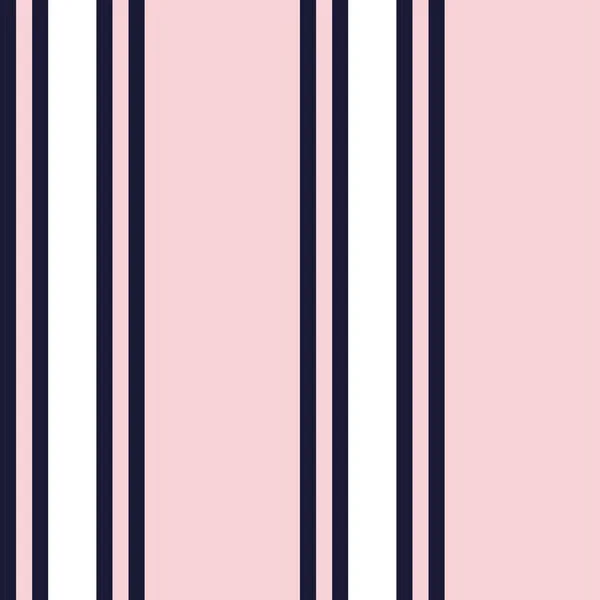 Rosa Und Navy Vertikal Gestreifte Nahtlose Muster Hintergrund Geeignet Für — Stockvektor
