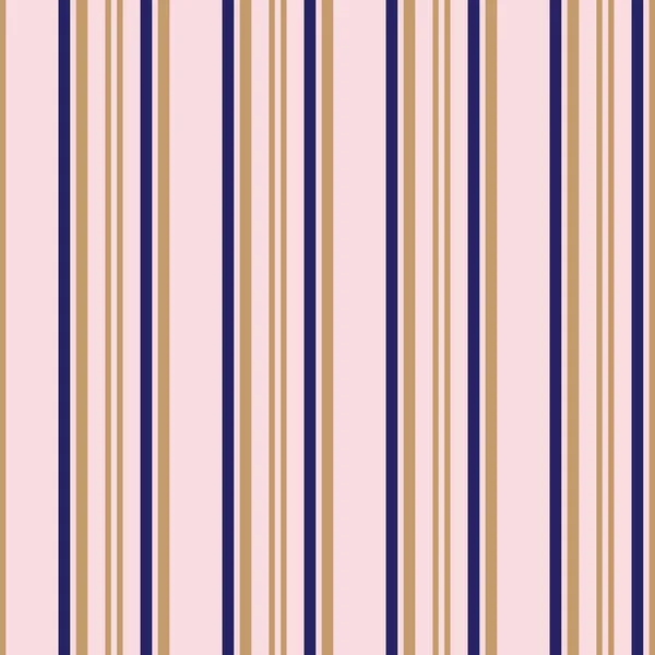 ファッション繊維 グラフィックに適したピンクとネイビーの縦縞のシームレスなパターンの背景 — ストックベクタ