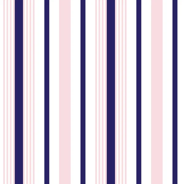 Rosa Und Navy Vertikal Gestreifte Nahtlose Muster Hintergrund Geeignet Für — Stockvektor