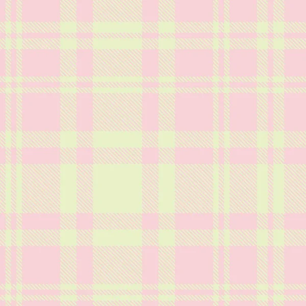 Pink Glen Plaid Texturiertes Nahtloses Muster Für Modetextilien Und Grafiken — Stockvektor