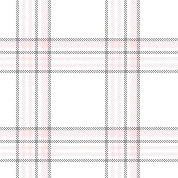 Pink Glen Plaid Texture Modello Senza Cuciture Adatto Tessuti Moda — Vettoriale Stock