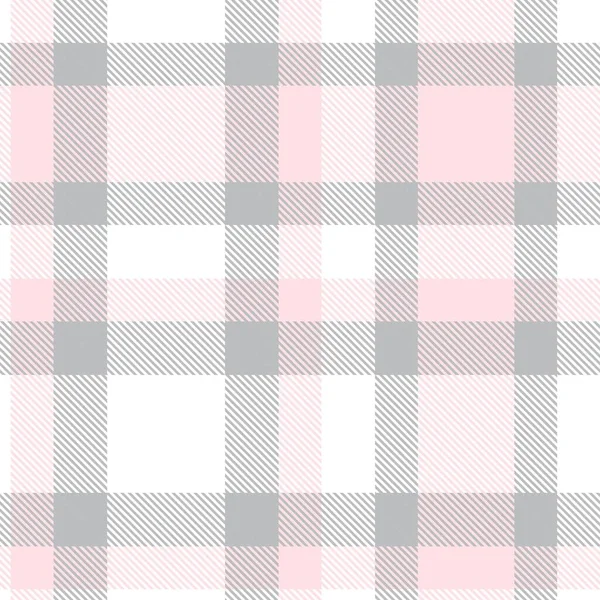 Pink Glen Plaid Texturált Zökkenőmentes Minta Alkalmas Divat Textil Grafika — Stock Vector