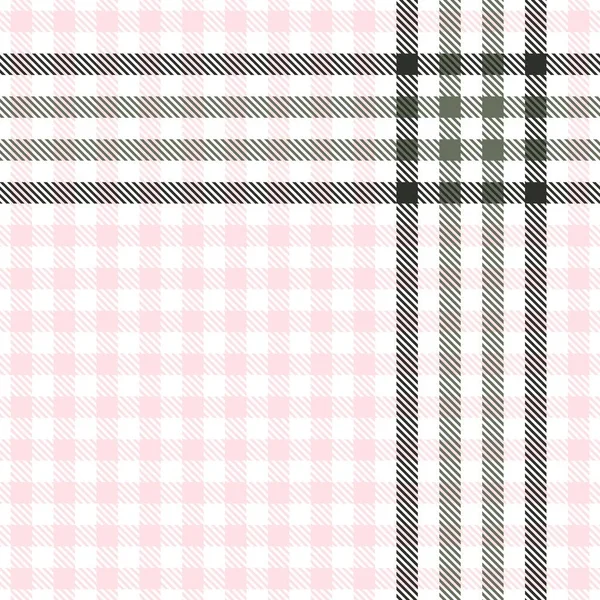 Patrón Sin Costura Texturizado Cuadros Pink Glen Adecuado Para Textiles — Archivo Imágenes Vectoriales