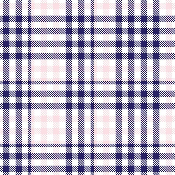 Pink Navy Glen Plaid Texturované Bezešvé Vzor Vhodný Pro Módní — Stockový vektor