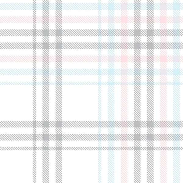 Sky Blue Glen Plaid Texturiertes Nahtloses Muster Für Modetextilien Und — Stockvektor