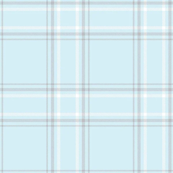 Sky Blue Glen Plaid Texturiertes Nahtloses Muster Für Modetextilien Und — Stockvektor