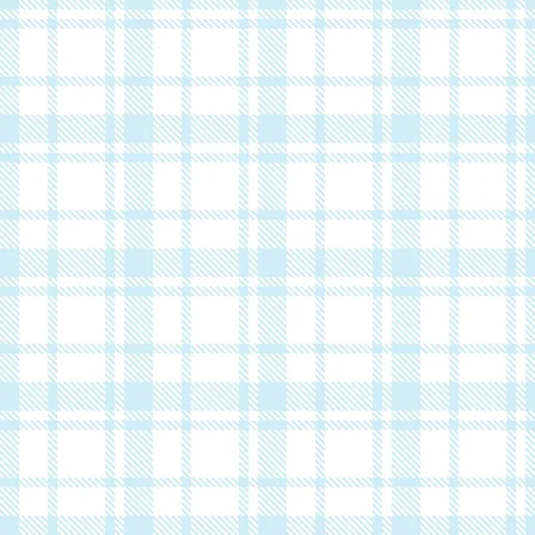 Sky Blue Glen Plaid Texturiertes Nahtloses Muster Für Modetextilien Und — Stockvektor