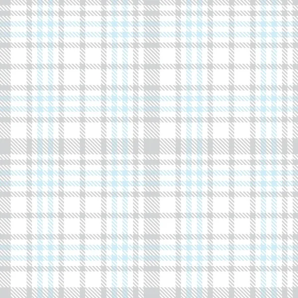 Sky Blue Glen Plaid Текстурований Безшовний Візерунок Придатний Модного Текстилю — стоковий вектор