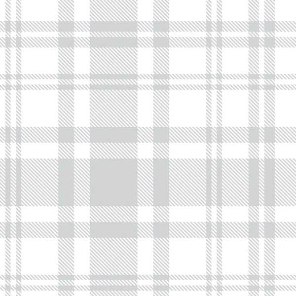 White Glen Plaid Teksturowany Bezszwowy Wzór Nadaje Się Tkanin Mody — Wektor stockowy