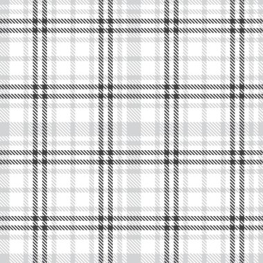 Beyaz Glen Ekose desenli, moda tekstil ve grafikleri için uygun.