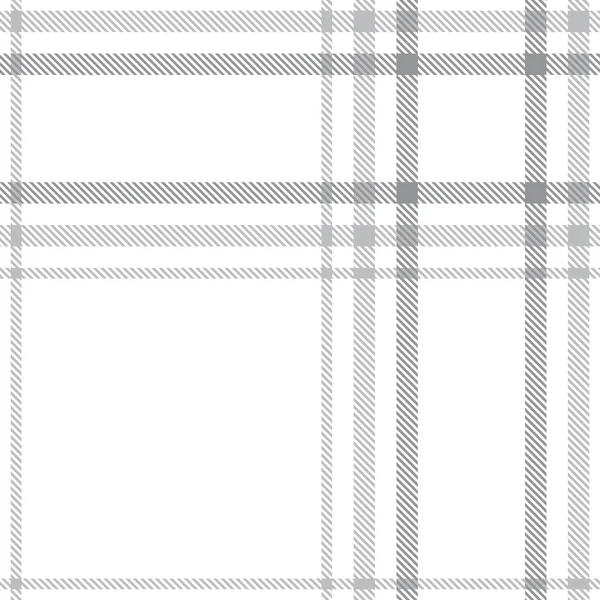 White Glen Plaid Texturiertes Nahtloses Muster Für Modetextilien Und Grafiken — Stockvektor