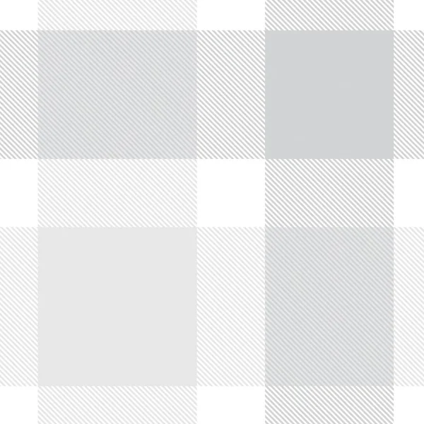 白色格子贴面结构无缝图案 适用于时尚纺织品和图形 — 图库矢量图片