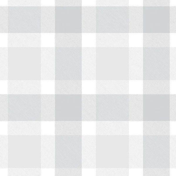 Blanc Glen Plaid Motif Sans Couture Texturé Adapté Aux Textiles — Image vectorielle