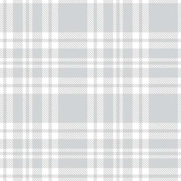 White Glen Plaid Teksturowany Bezszwowy Wzór Nadaje Się Tkanin Mody — Wektor stockowy