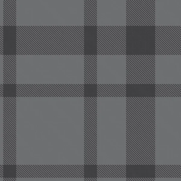 Grey Glen Plaid Texturiertes Nahtloses Muster Für Modetextilien Und Grafiken — Stockvektor