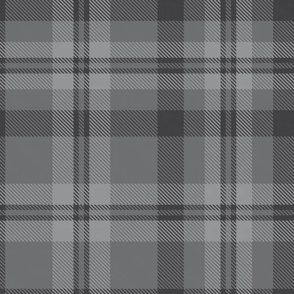 Grey Glen Plaid Texturizado Padrão Sem Costura Adequado Para Têxteis —  Vetores de Stock