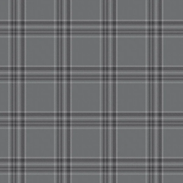 Patrón Sin Costura Texturizado Gris Glen Plaid Adecuado Para Textiles — Archivo Imágenes Vectoriales