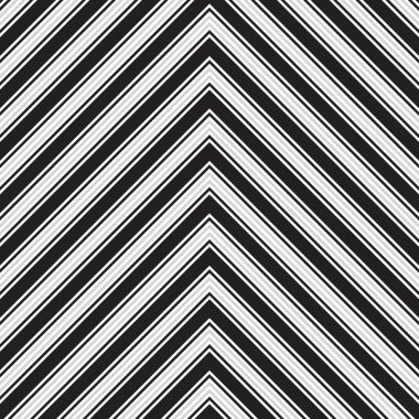 Siyah ve beyaz Chevron köşegen çizgili desensiz arka plan moda tekstil ve grafikleri için uygun.