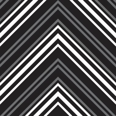 Siyah ve beyaz Chevron köşegen çizgili desensiz arka plan moda tekstil ve grafikleri için uygun.