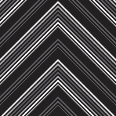 Siyah ve beyaz Chevron köşegen çizgili desensiz arka plan moda tekstil ve grafikleri için uygun.