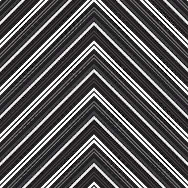 Siyah ve beyaz Chevron köşegen çizgili desensiz arka plan moda tekstil ve grafikleri için uygun.